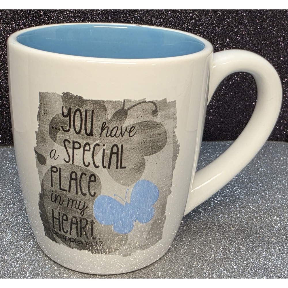 Lighthouse Christian Products Grandma Philippians 1:7 Butterfly Coffee Mug 12 oz